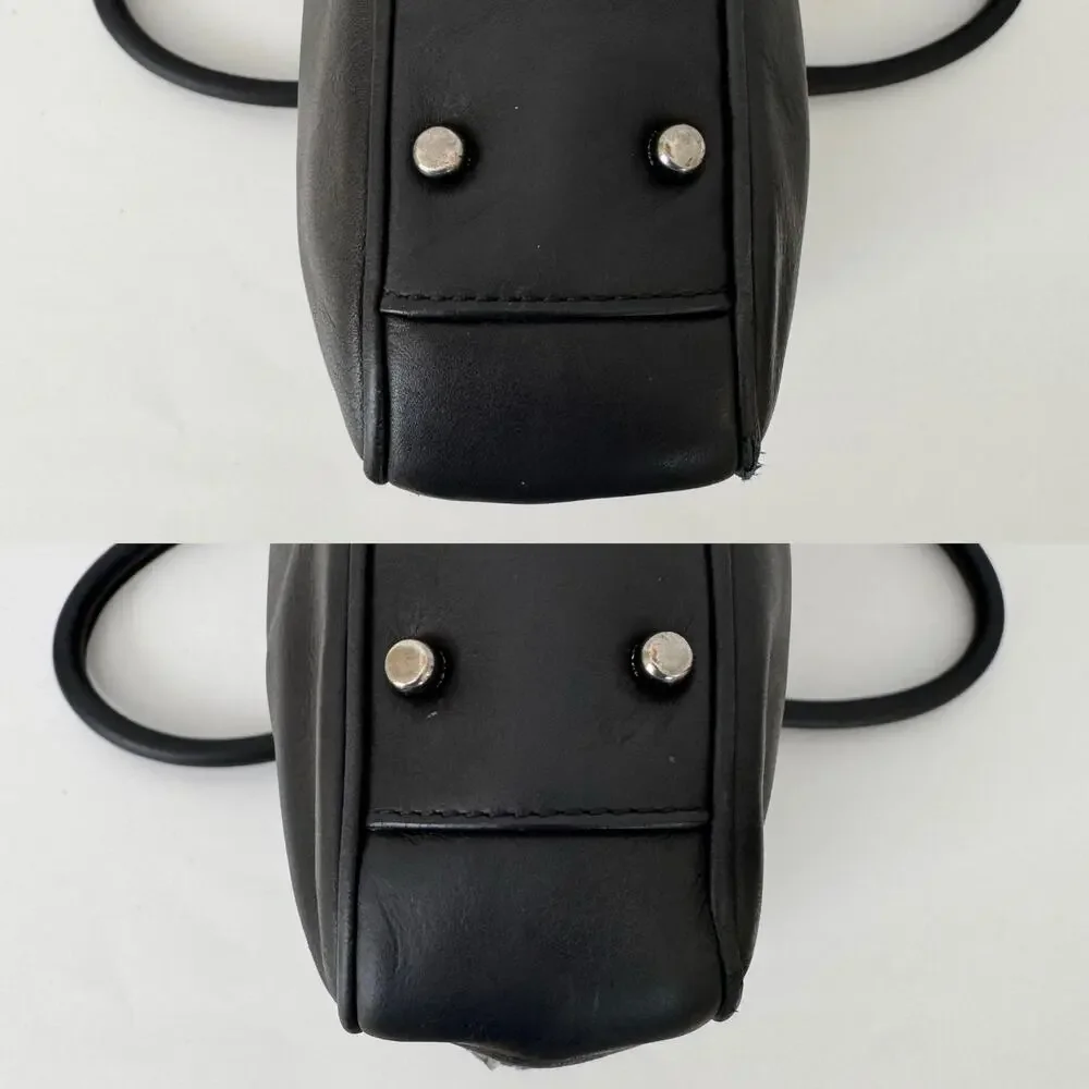 Coach Metropolitan Slim Briefcase Leather Bag Business Travel Black 71732